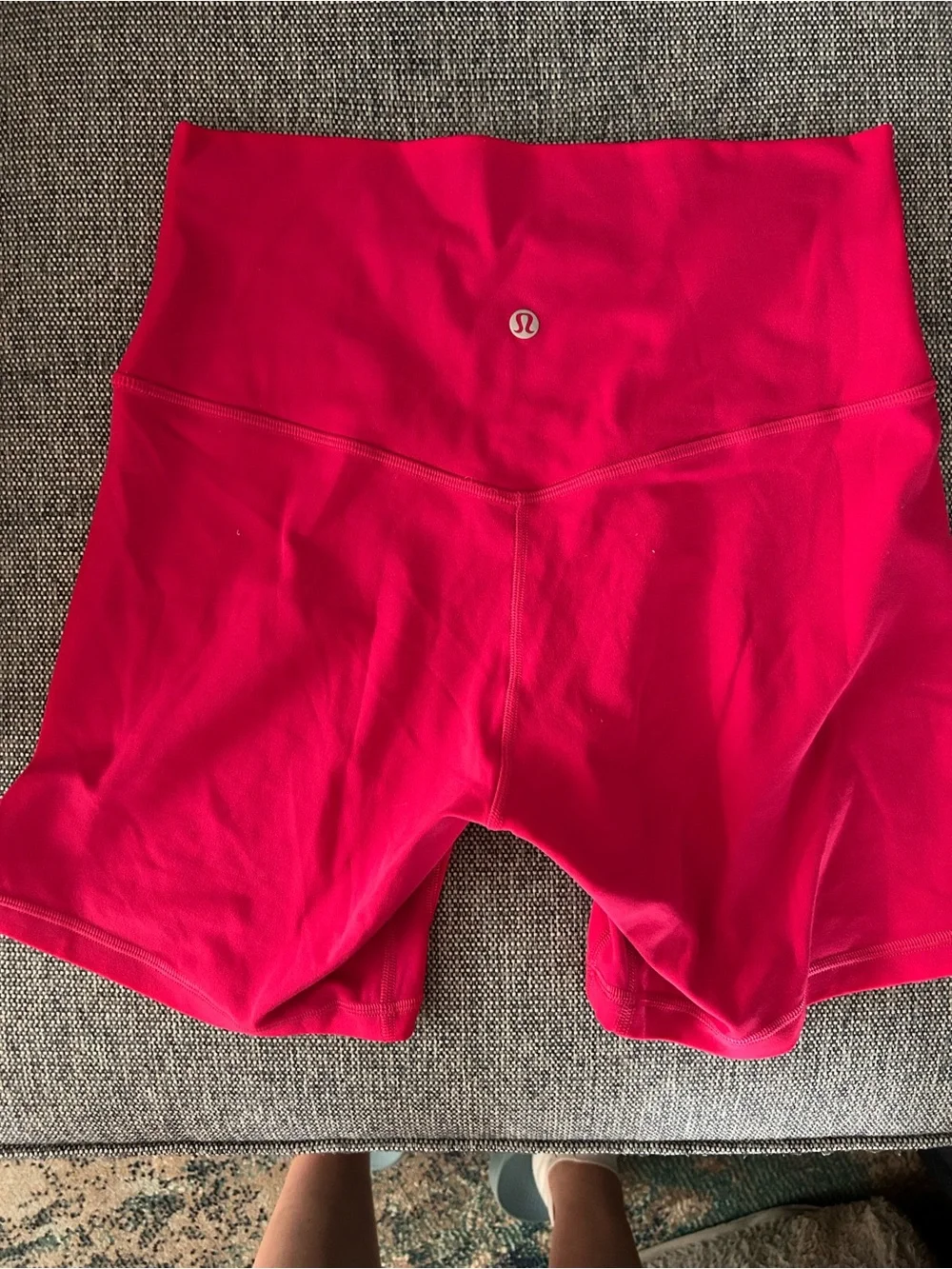 Pink high rush Align shorts